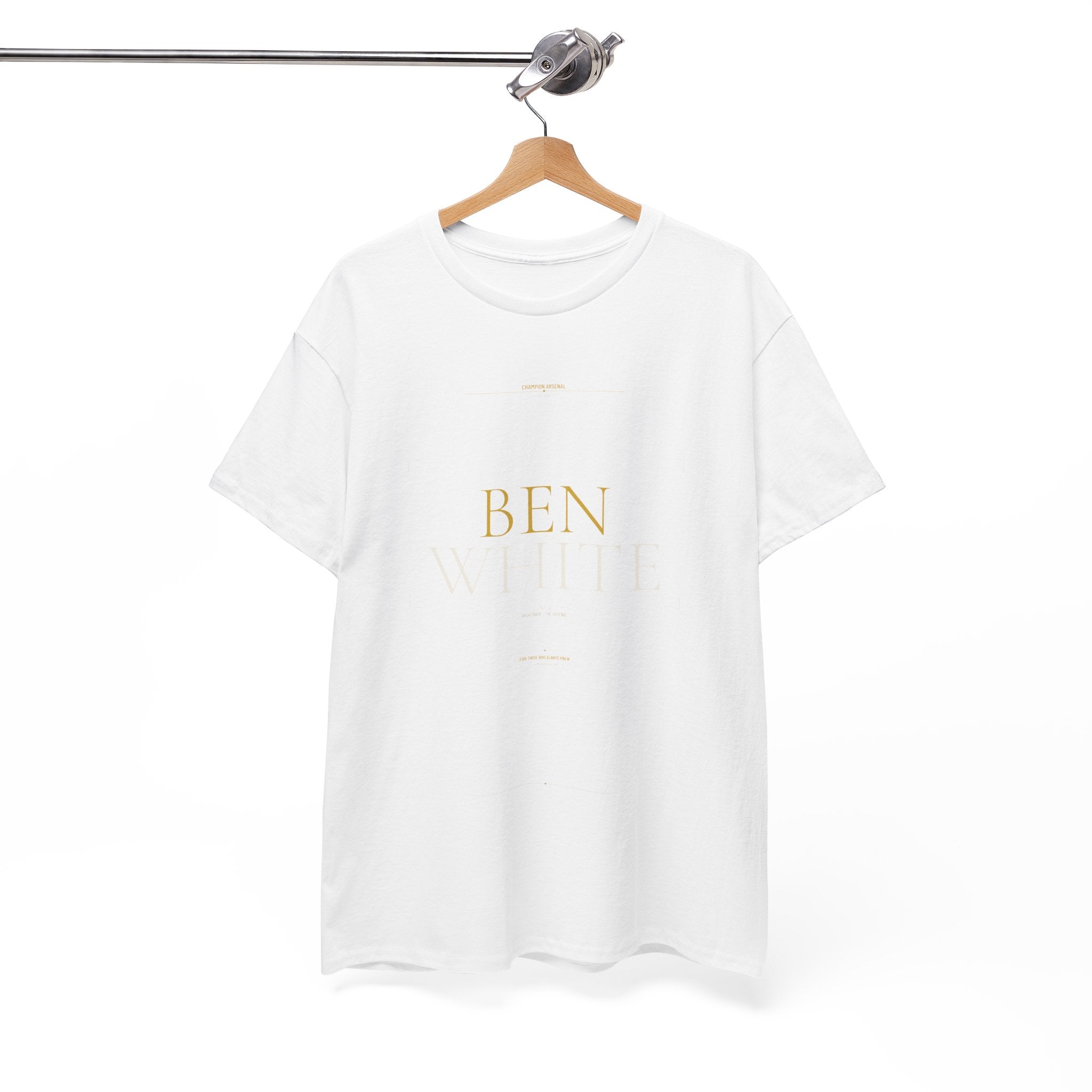 Ben White — The Quiet Warrior Tee | Arsenal Champions 25/26