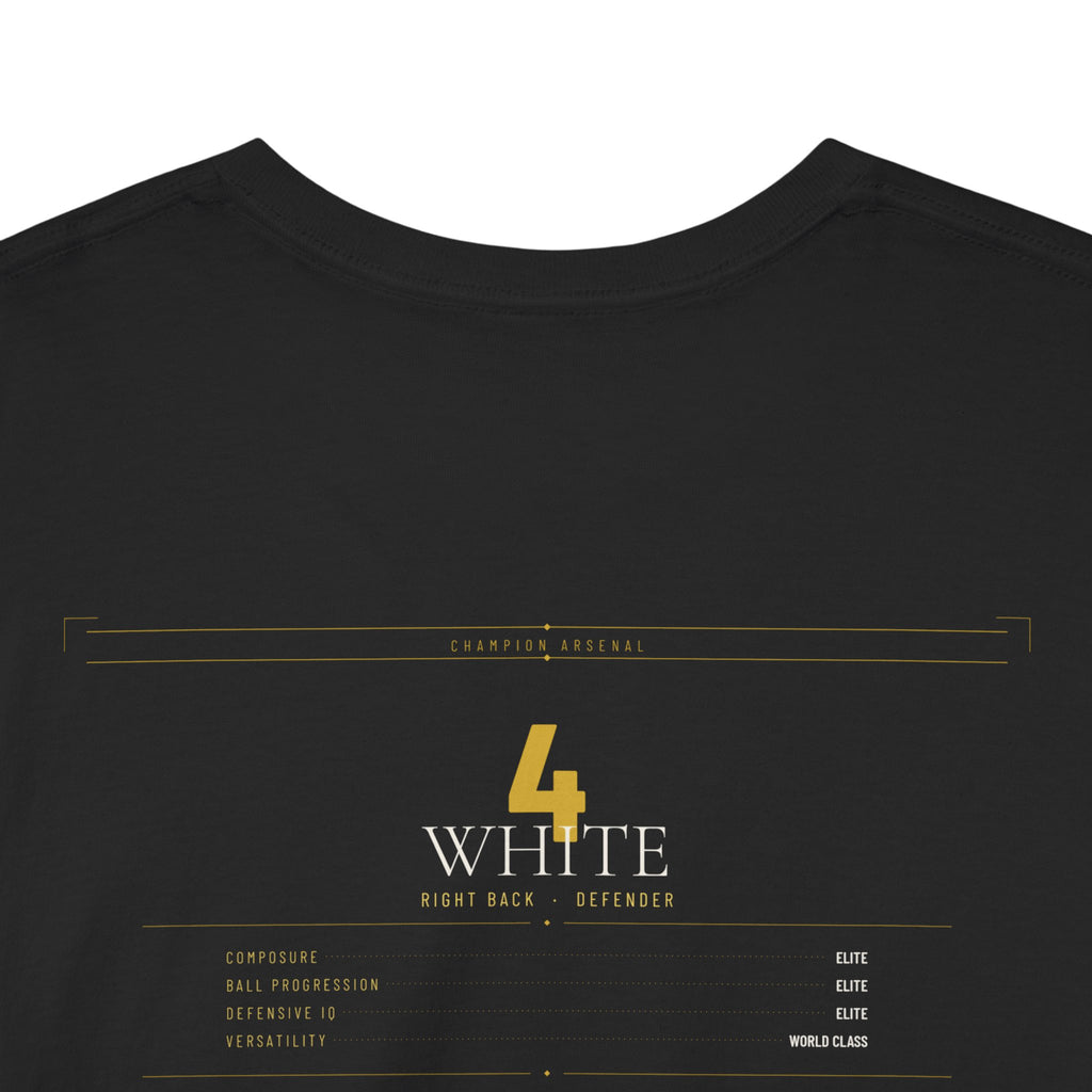 Ben White — The Quiet Warrior Tee | Arsenal Champions 25/26