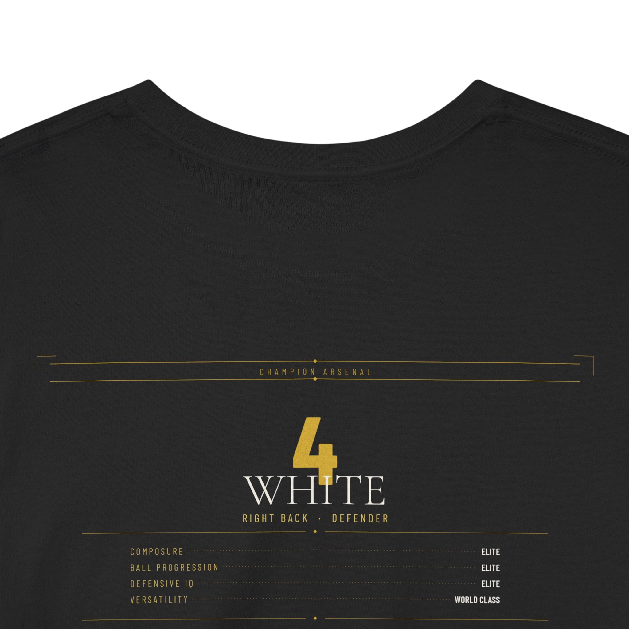 Ben White — The Quiet Warrior Tee | Arsenal Champions 25/26